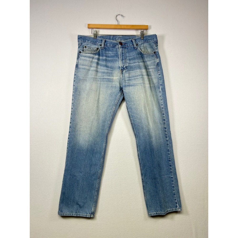 Vintage Y2K Hollister Men 36x32 Light Blue Classic Straight Leg Denim Jeans